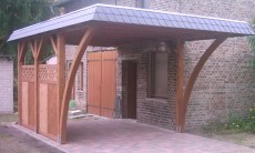 Flachdach Carport - 02