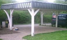 Flachdach Carport - 14