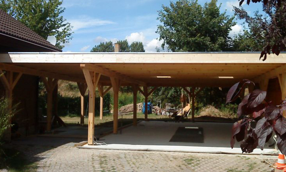 Carports & Holzgaragen Auch Als Fachwerk Zum Selberbauen