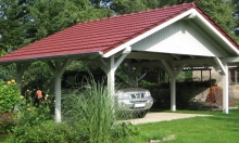 Satteldach Carport - Werder