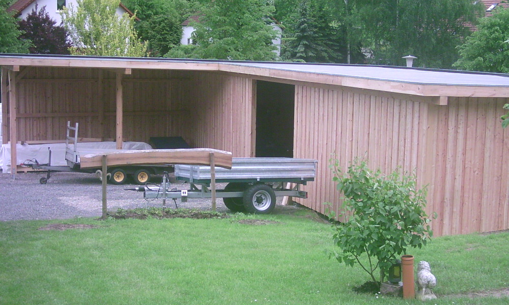 Carports & Holzgaragen Auch Als Fachwerk Zum Selberbauen