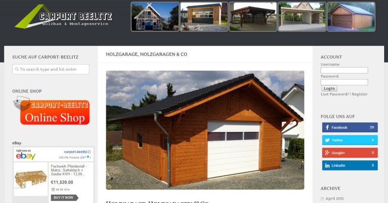 holzgarage google