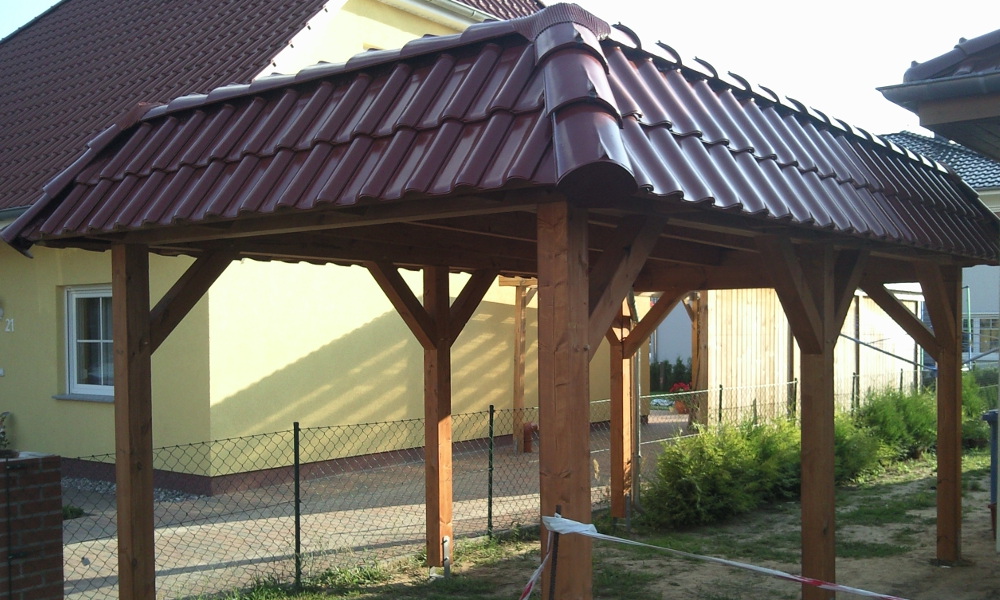Flachdach Carport - 09