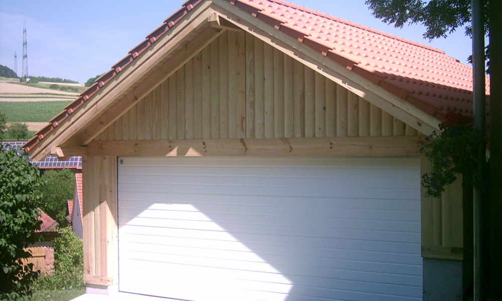 Satteldach Carport & Holzgaragen als individueller Bausatz